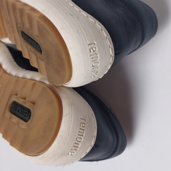 Remonte Navy Liv 21 Perforated Leather Softfoam Walking Shoes Women's Size 39 - Picture 14 of 16